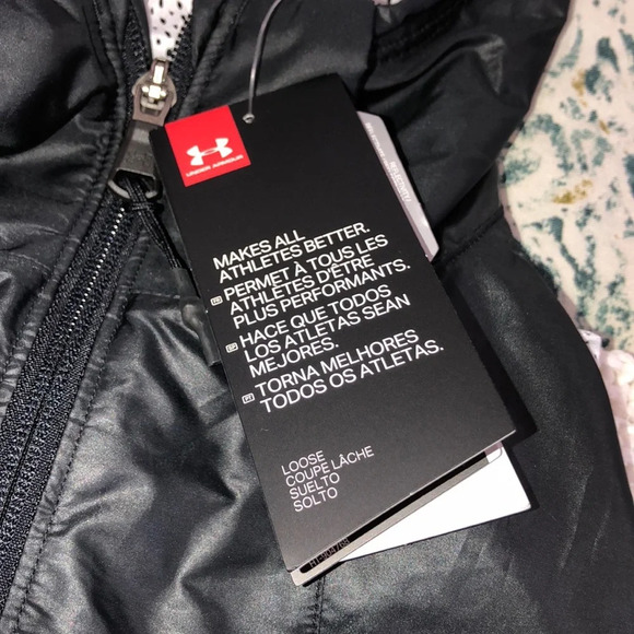 Under Armour black hooded zippered jacket - Picture 5 of 7